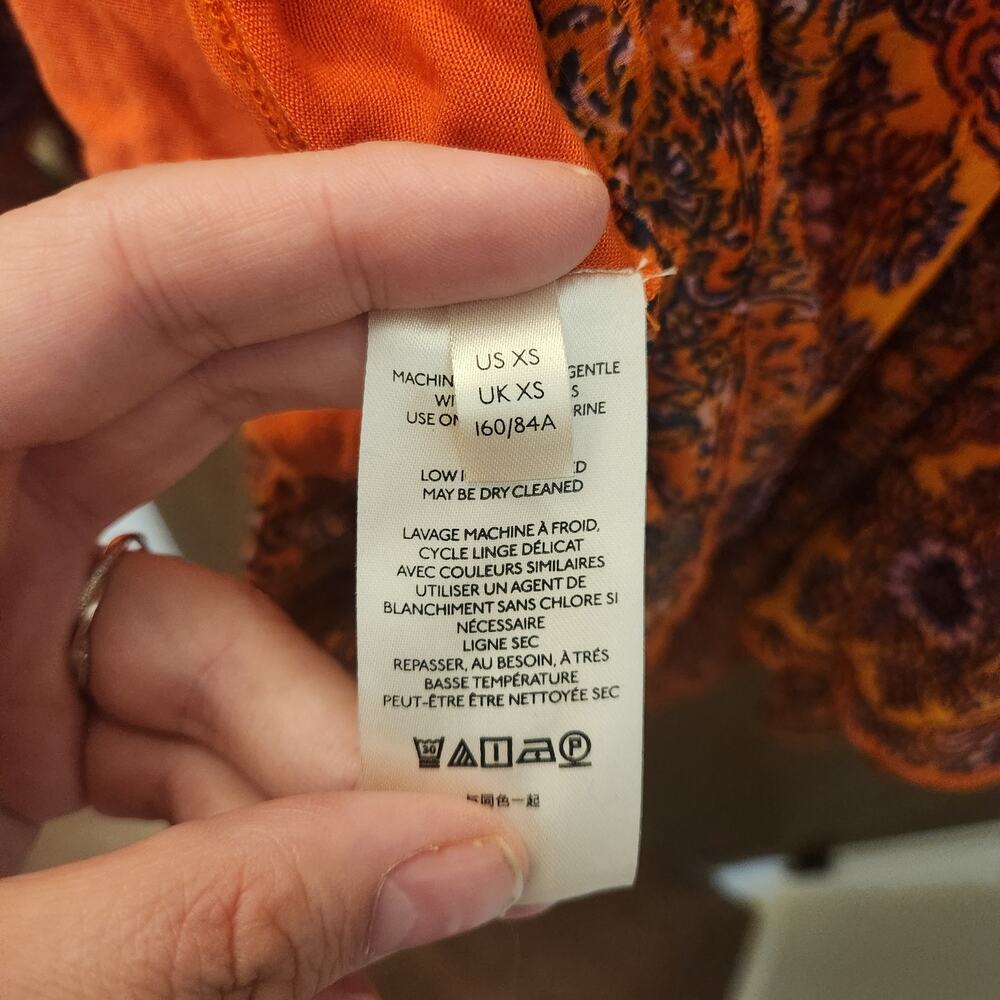 Free People Gabi Tunic Mini Dress Size Extra Small - Picture 5 of 6